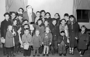 Santa visits children at the VFW Hall                   